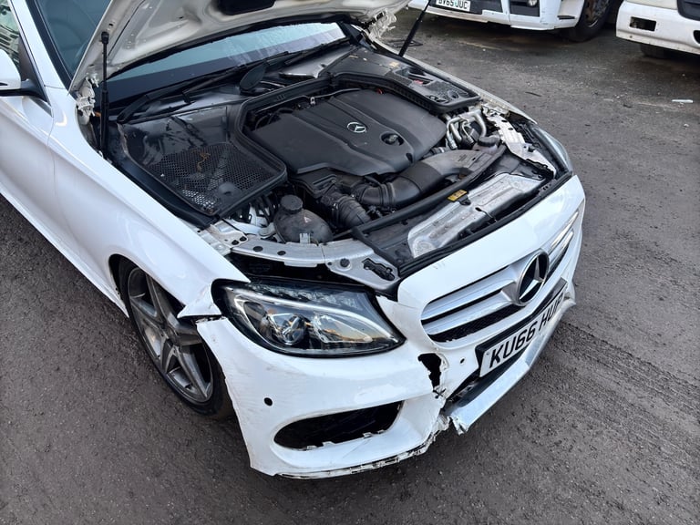 2017 MERCEDES BENZ C CLASS C220 AMG LINE 2.1 DIESEL DAMAGED SALVAGE CAT N 