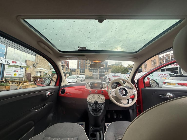 2016 Fiat 500 1.2 Lounge Euro 6 (s/s) 3dr HATCHBACK Petrol Manual