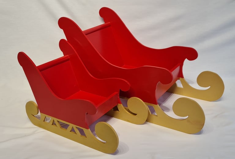 Handmade Wooden sleighs
