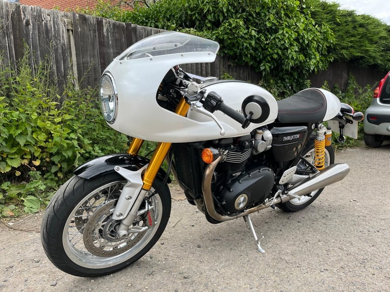 TRIUMPH THRUXTON 1200 R, 2019(69), 1 OWNER, 18,987 MILES, FSH, IMMACULATE, £8295