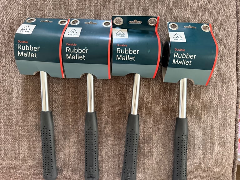 image for Set of 4 XPLOR Durable Rubber Mallets – Brand New