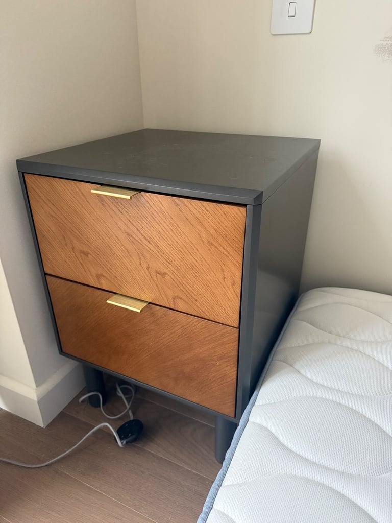 Set of modern bedside tables