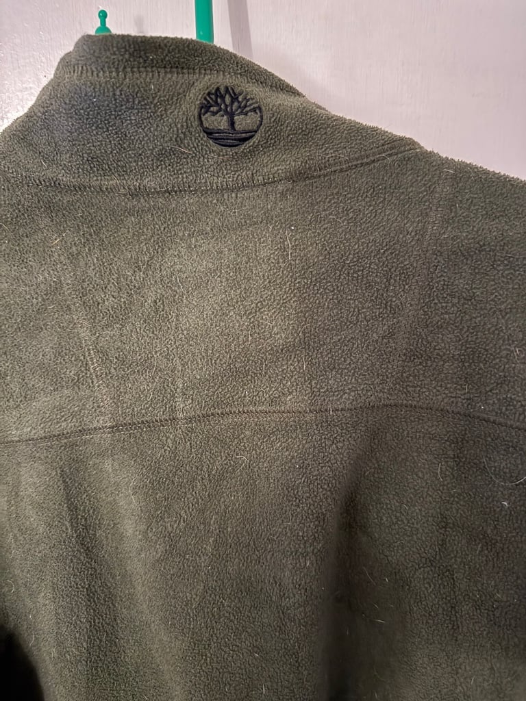Timberland Mens Vintage Full Zip Outdoor Fleece Jacket Size Large