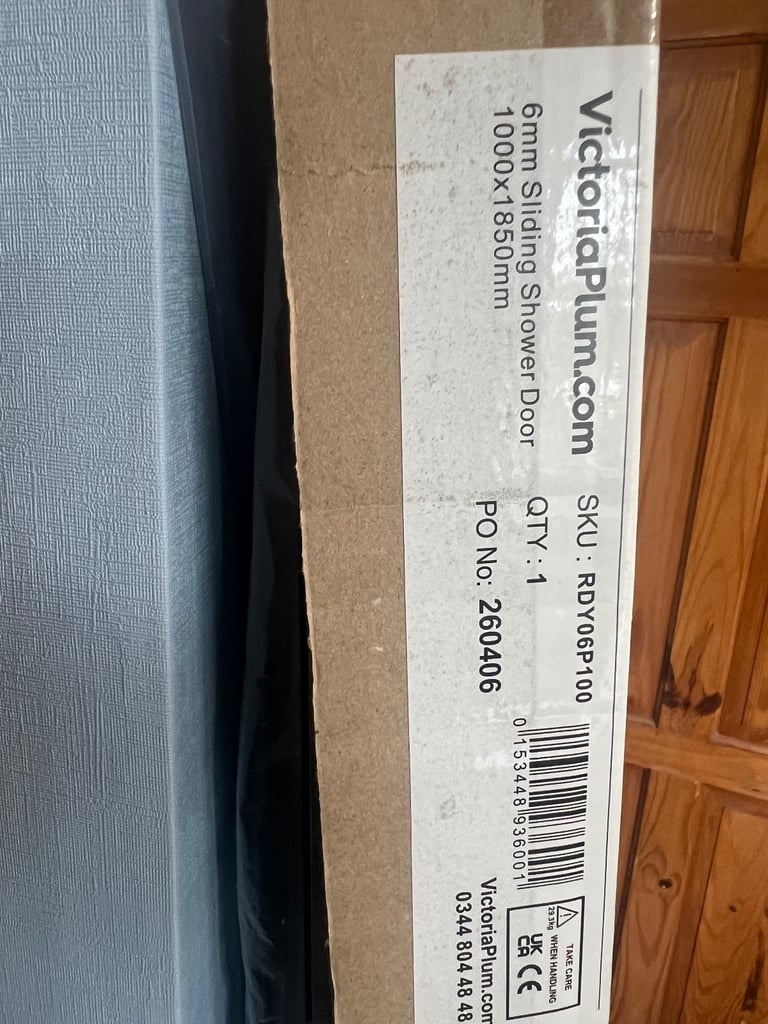 Shower Door ( Made by Victoria Plum)