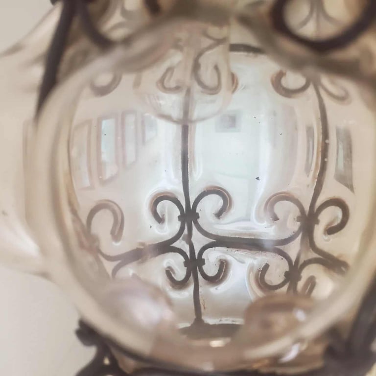 image for Vintage Murano Glass Caged light