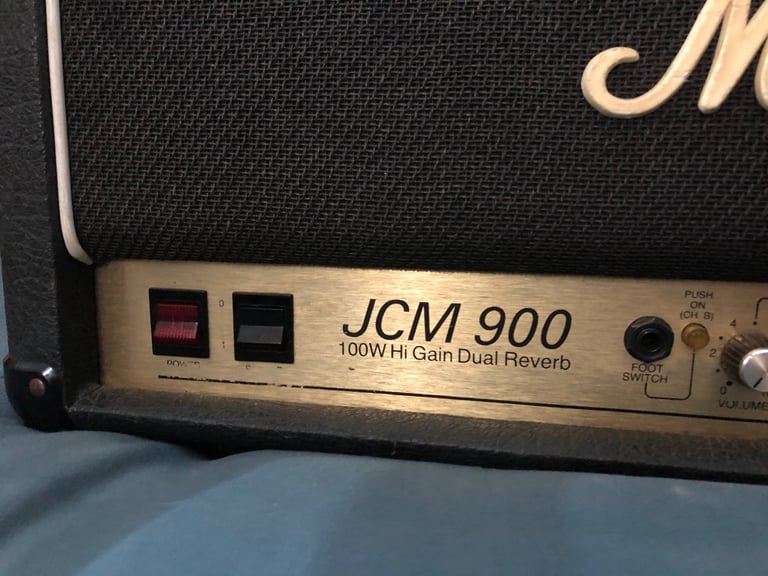 Marshall JCM900 100W Amplifier Head, Hi Gain Dual Reverb, Model 4100