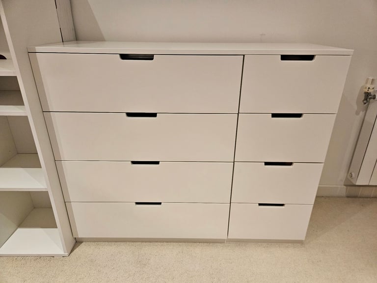 image for NORDLI Chest of 8 drawers, white, RRP 380