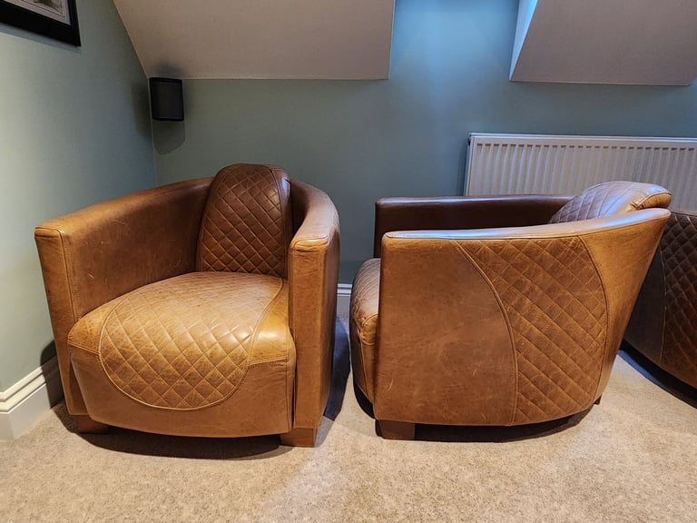Leather chairs