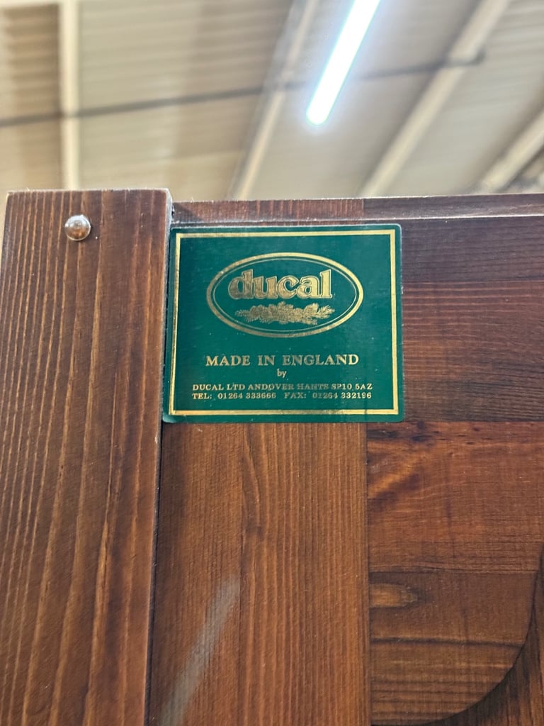 Ducal Pine Double Wardrobe 