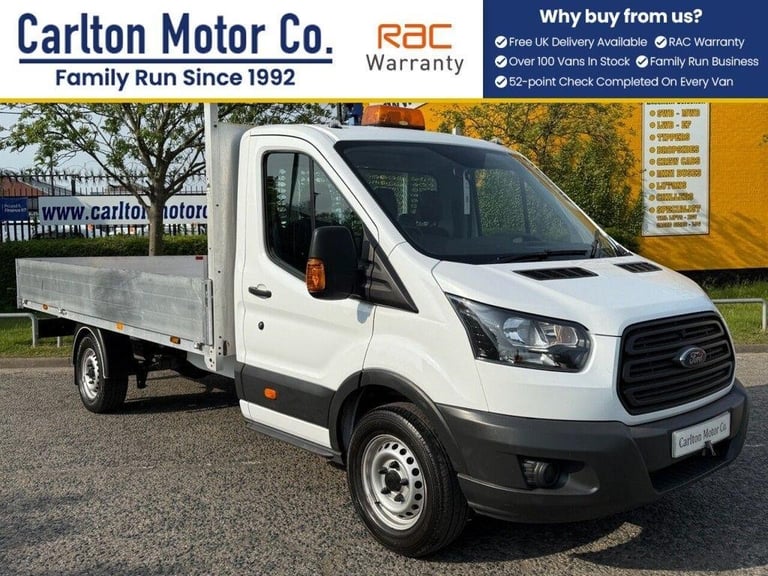 image for 2018 Ford Transit 350 L5 PICKUP 4.1M BODY 130 BHP DROPSIDE Diesel Manual