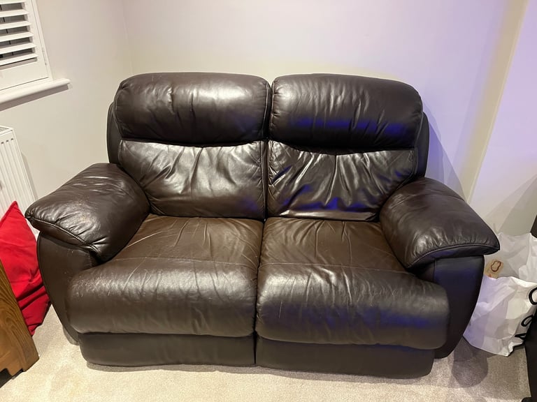 image for Recliner sofa 2 seater 170cm long Good conditionAnd one armchair