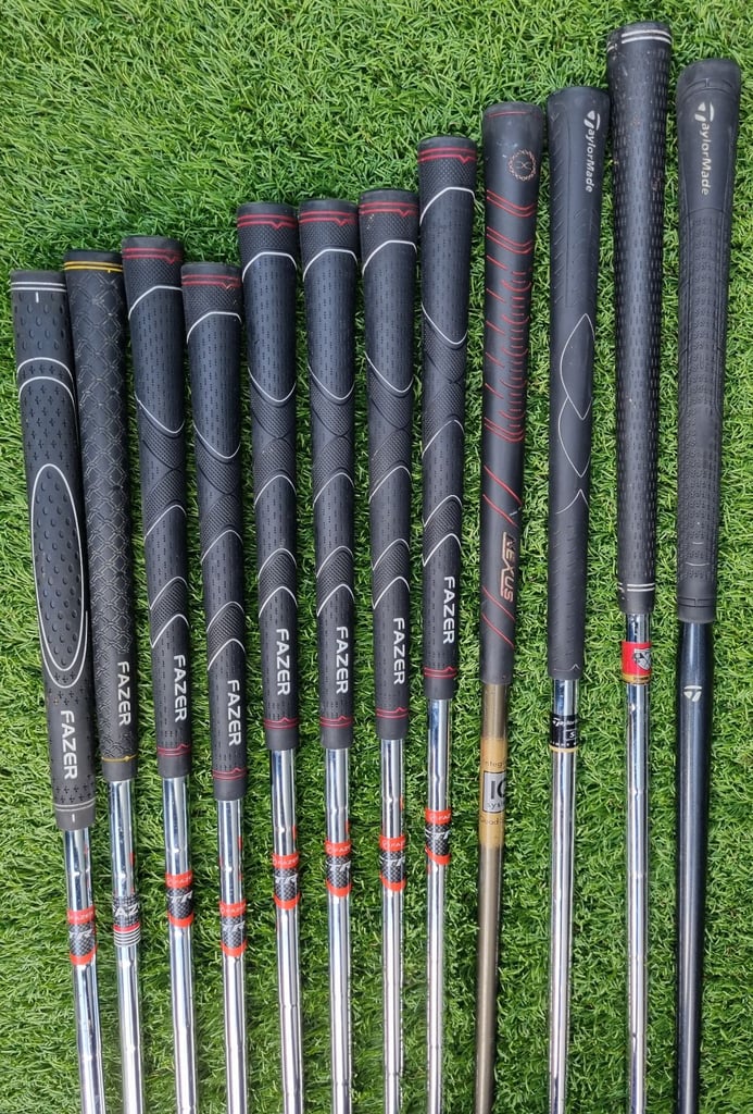 Taylor Made driver & 2x hybrids, Fazer CTR 6-LW & Cobra 5-iron, putter, Callaway stand-bag & MORE