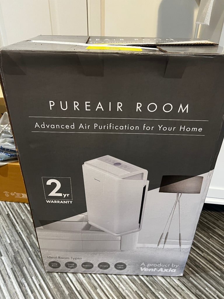 image for Vent-Axia PureAir Room Air Purifier – Tested Working – Box Included – Needs Clean/Filters