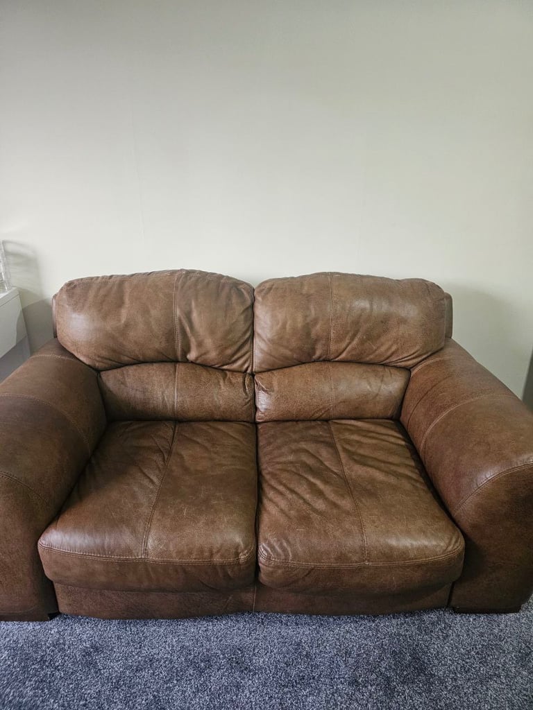 image for Stylish Brown Sofa in good condition