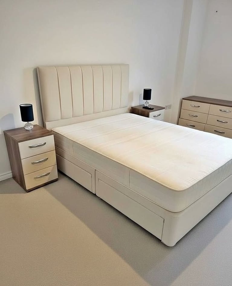 ❤️DIVAN Small Double Bed Luxury Base 🚛4FT with Mattress & Storage Drawers 💥15% OFF😘COD🚚