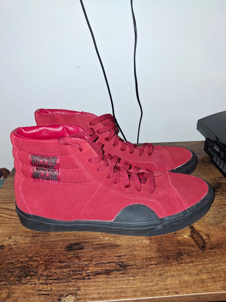 image for Vans SK8 Hi Red. Mens size 11
