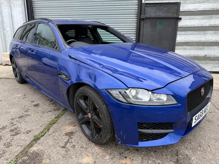 2019 68 REG JAGUAR XF R-SPORT ESTATE 2.0TDi AUTO DAMAGED REPAIRABLE SALVAGE