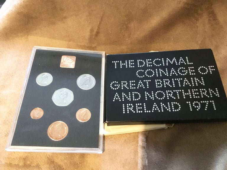 image for 1971 decimal coin proof set £15 immaculate. 