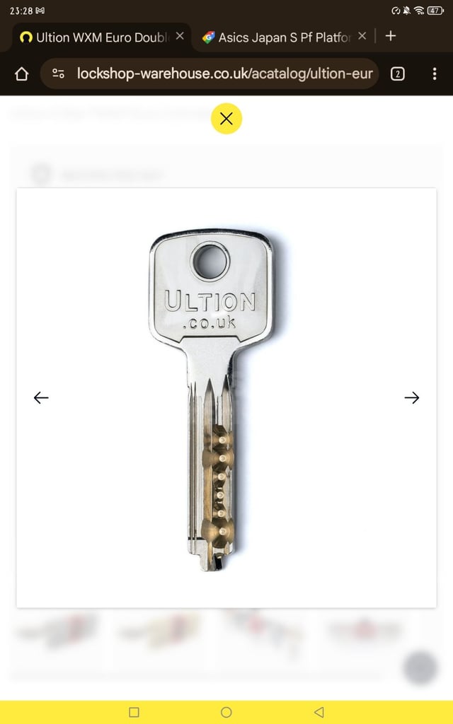 ULTION TS007 Three star ⭐⭐⭐ EURO CYLINDER 35/35