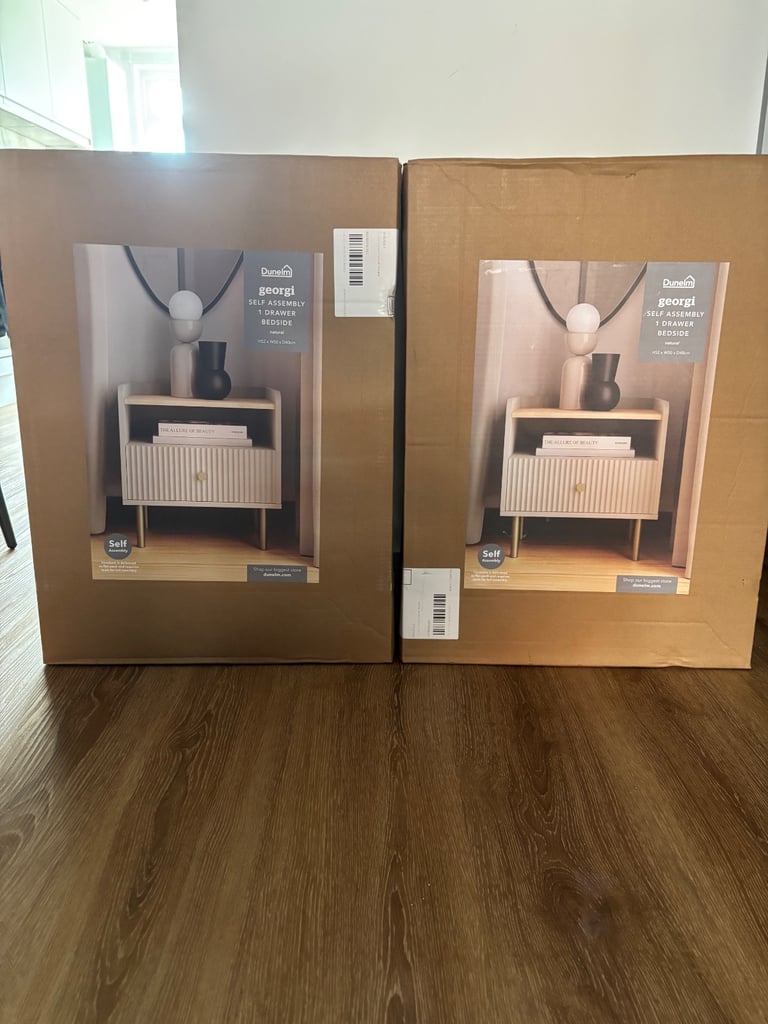 image for Dunelm Georgi Bedside Tables