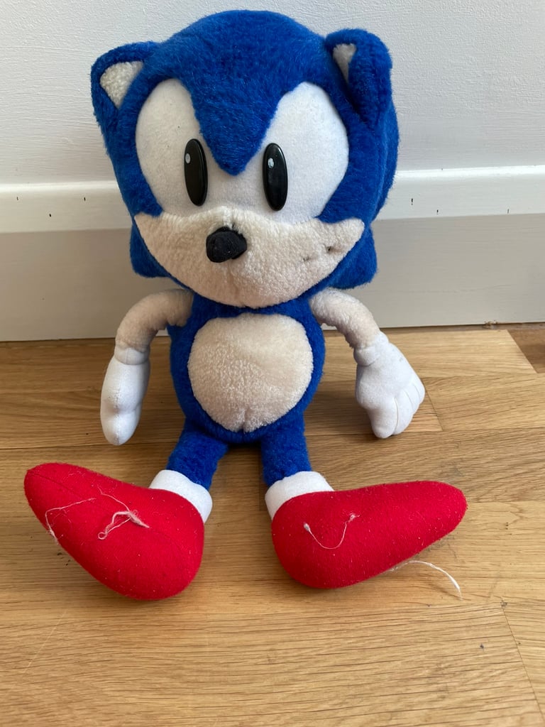 Rare Original Plush 1990s Sonic The Hedgehog Tomy Toy | in Sheffield ...