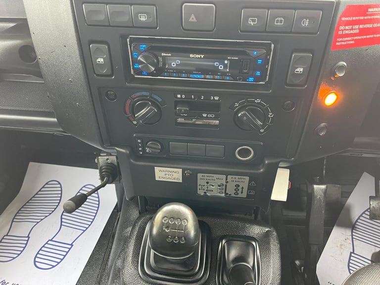 2011 LAND ROVER DEFENDER 110 4X4 PICK-UP HARD TOP UTILITY WITH PTO DRIVEN WINCH