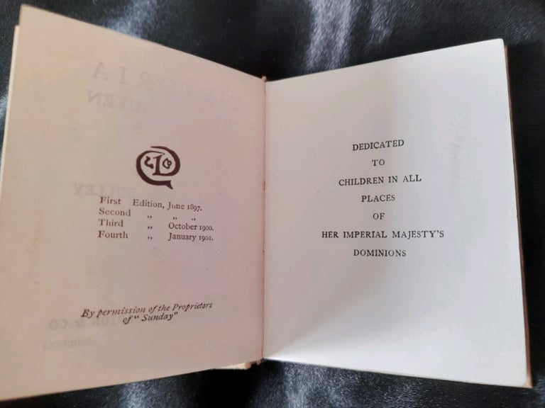 LITTLE ANTIQUE BOOK 'VICTORIA THE GOOD QUEEN... AND... EMPRESS 1897/19