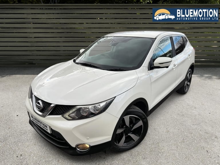 ✿2014/64 Nissan Qashqai 1.5 DCI 110 N-TEC, White, Diesel ✿FSH ✿SAT NAV✿