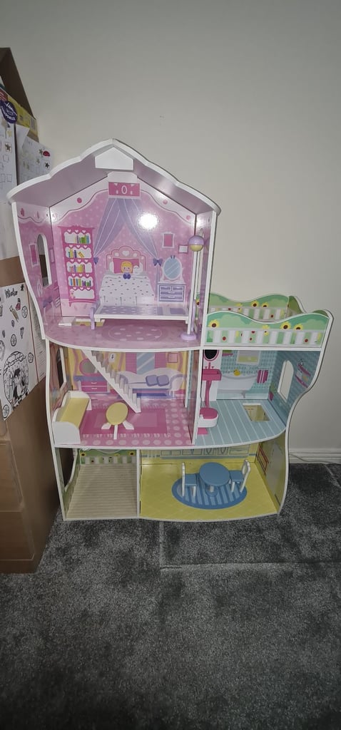 image for Barbi play house with furniture