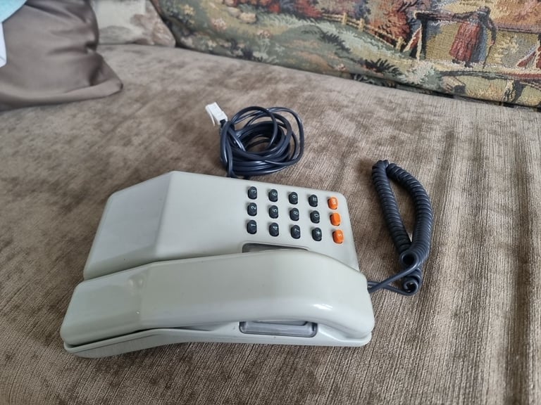 BT British Telecom Viscount Landline Phone 1980s Vintage