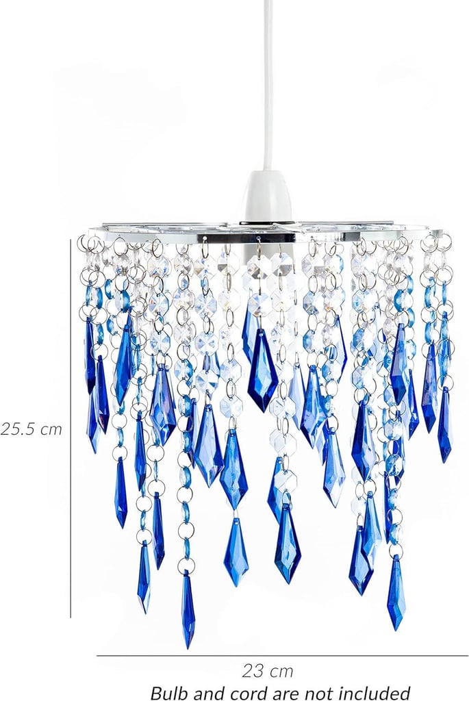 image for INNOTECK Ocean Ceiling Chandelier Acrylic Light Shade, Blue & Light Blue