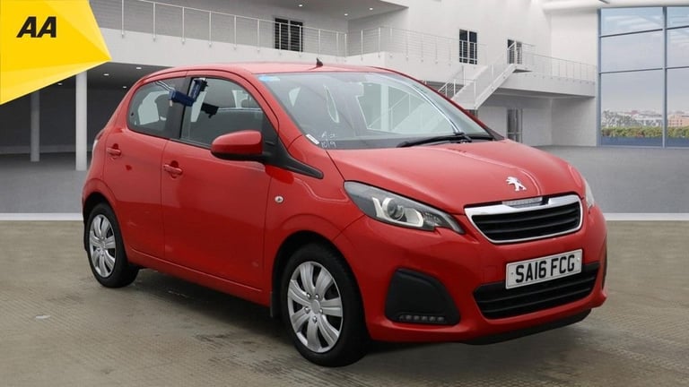 2016 Peugeot 108 1.0 Active Hatchback 5dr Petrol Manual Euro 6 (68 ps) Hatchback Petrol Manual