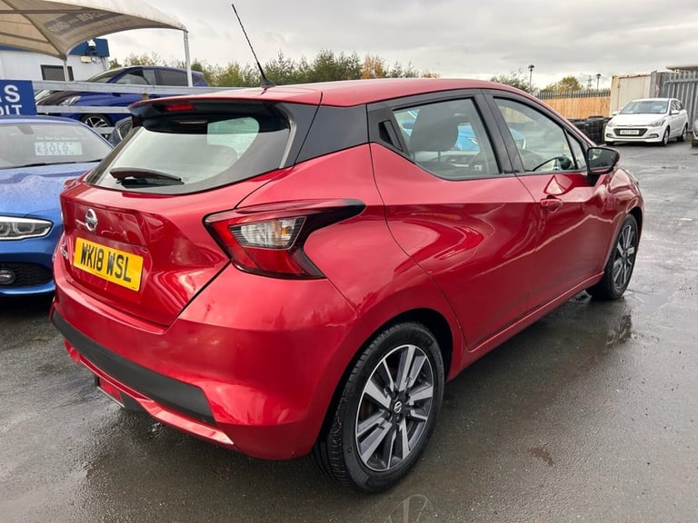 2018 Nissan Micra 0.9 Petrol (IG-T), Acenta Edition, Hatchback, 5 Door, Manual, Euro 6. Hatchback...