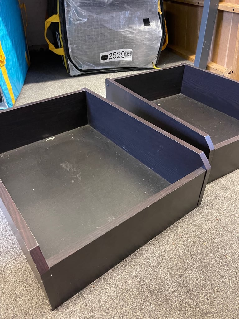 2 x IKEA small deep drawers