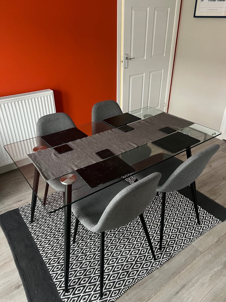 image for Glass Dining Table (NO CHAIRS)