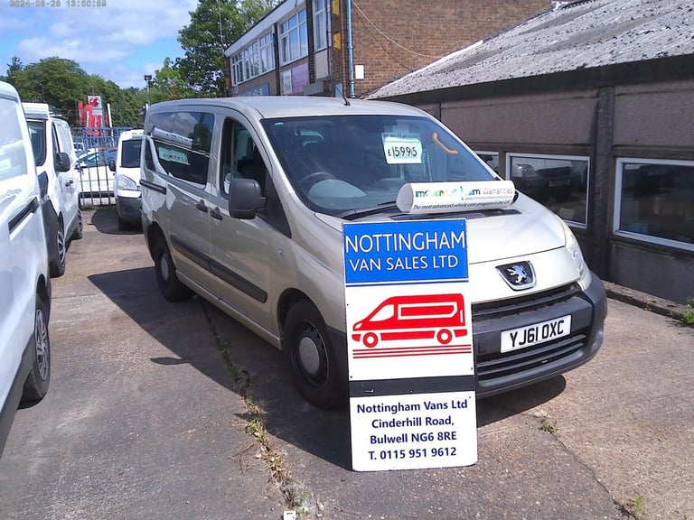2012 Peugeot Expert Tepee 1.6 HDi L1 Comfort 5dr [3 seats] MPV Diesel Manual