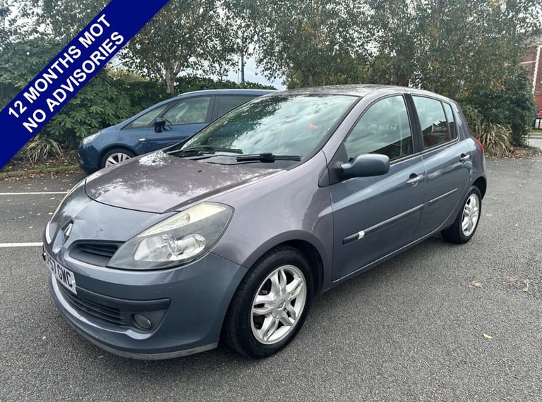 Cheap 2007 Renault Clio 1.2 TCe 16v Dynamique Hatchback 5dr Petrol Manual (139 g/km, 100 bhp) Hatchback... for sale in Crewe, Cheshire