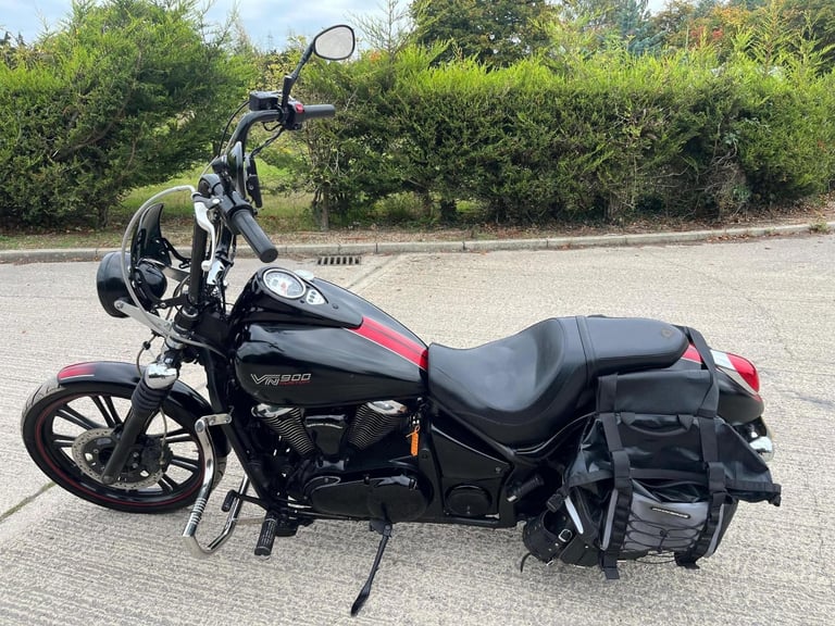 2012 12 KAWASAKI VN 900 CBF CUSTOM VN900 CU VANCE  HINES CRUISER TALL BARS