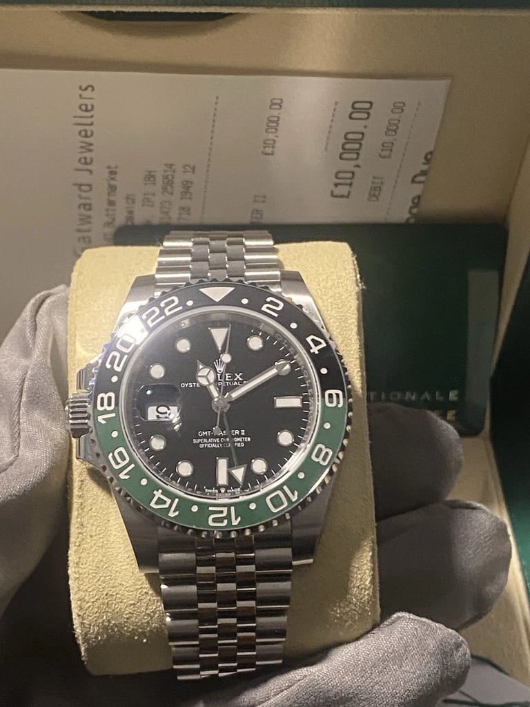 2024 Rolex GMTMaster II Sprite Authenticity Guarantee £8590