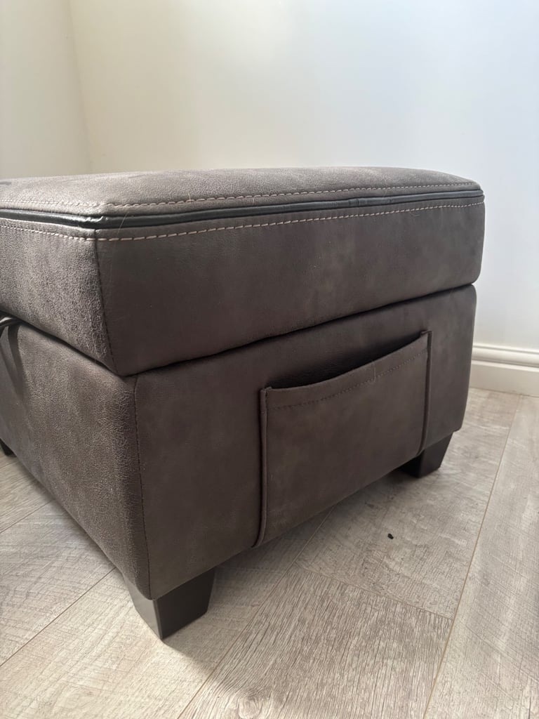 DFS New Vision 3 seater & 2 seater sofas with pouffe