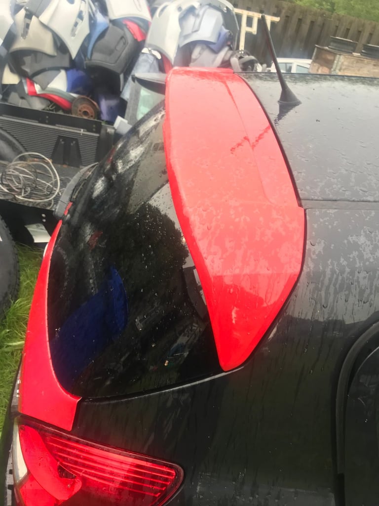 Vauxhall Corsa D Rear Spoiler and Mounting Frame 2011-2014 5 DOOR