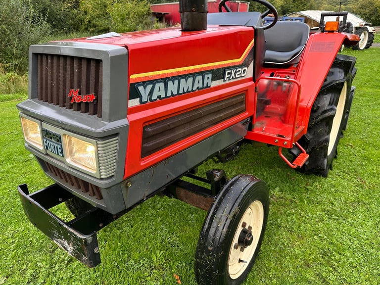 YANMAR FX20 2WD Compact Tractor & New 4ft Flail Mower *** WATCH VIDEO *** 20 HP * * 426 hours