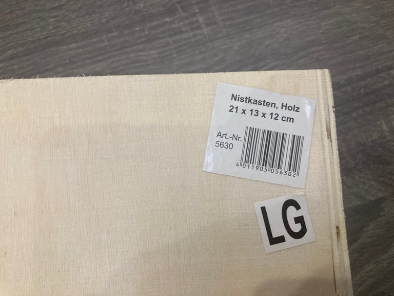 Bird / budgie nesting box - Brand new