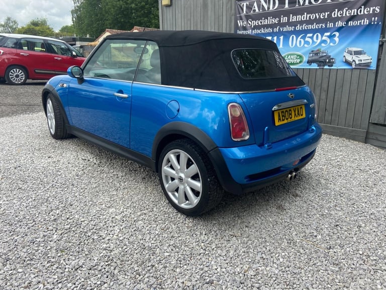 2008 MINI Convertible 1.6 Cooper S Euro 4 2dr CONVERTIBLE Petrol Manual