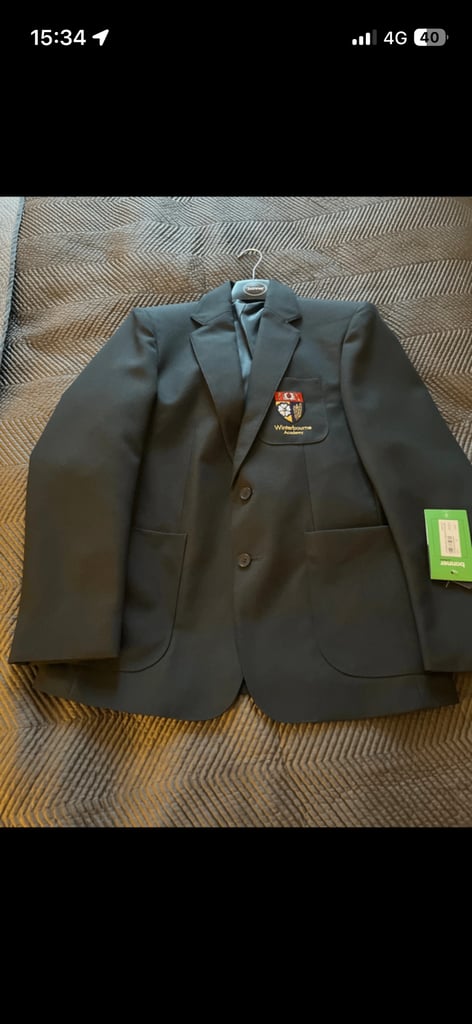 image for Boys Winterbourne academy blazer size 34. New.