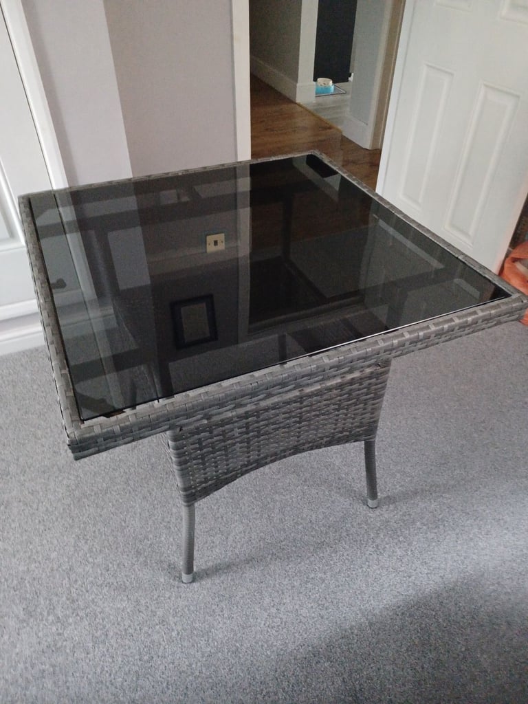 Glass Top Table