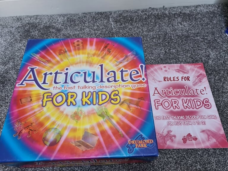 As good as new! Articulate. Educational board game