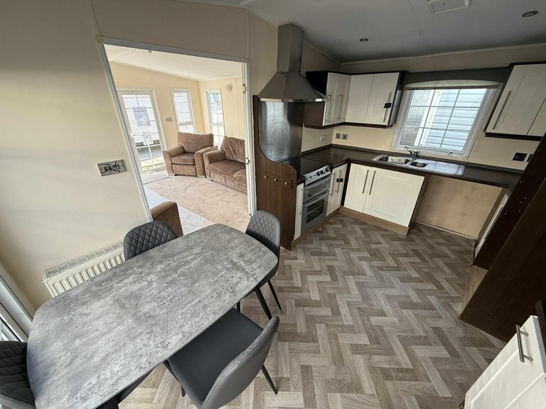 2 Bed Static Caravan - DG, CH, Patio Doors - Offsite - Private Land, Self Build