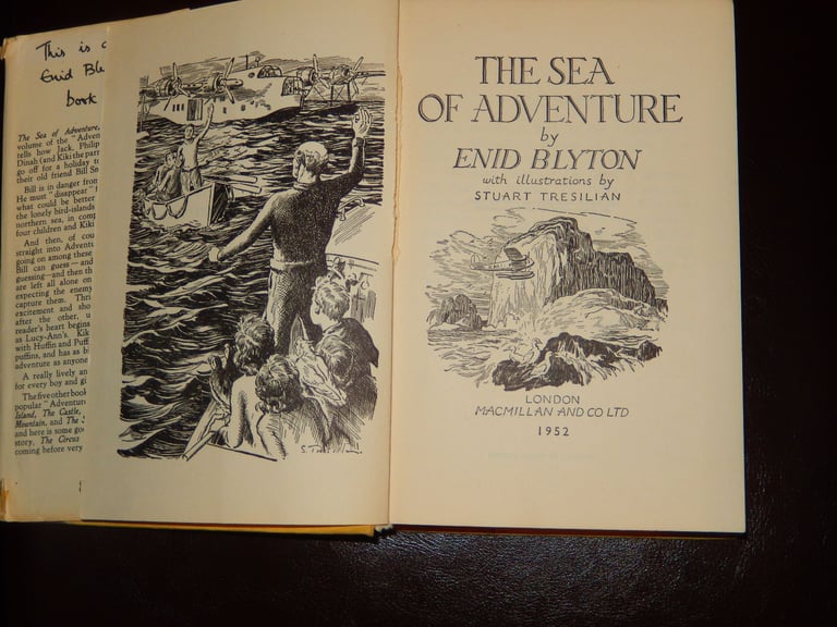 ENID BLYTON SEA OF ADVENTURE HARDBACK 1952 VERSION