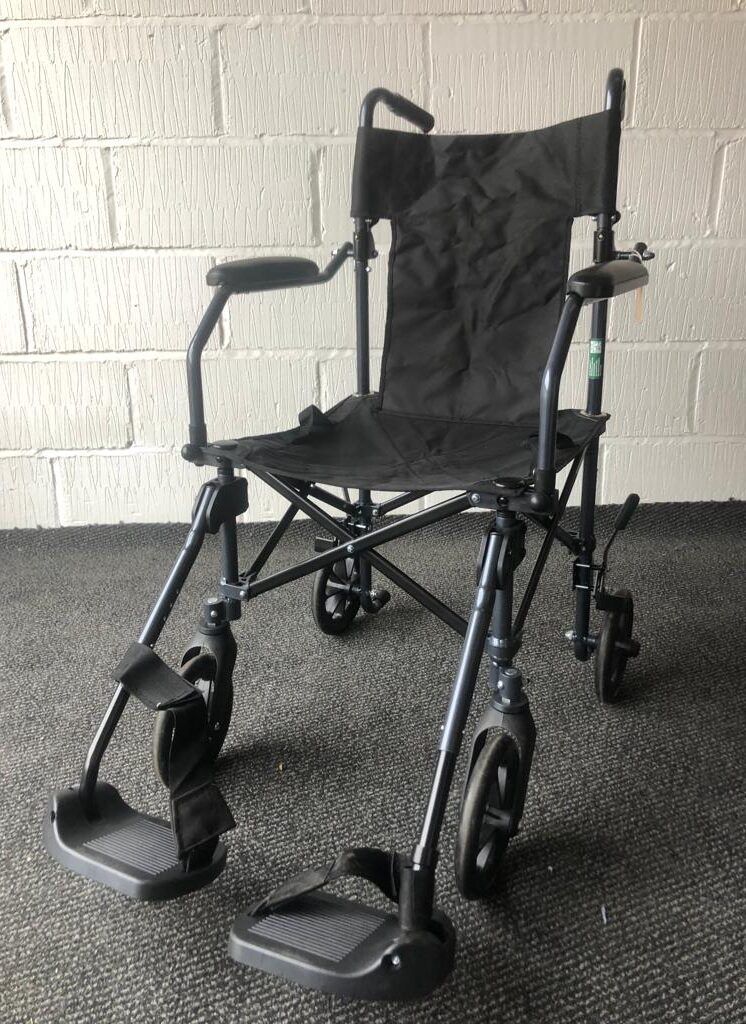 image for CareCo Fold & Go Wheelchair with Carry Bag